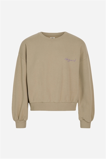 Mads Nørgaard Sally Washed Sweatshirt - Laurel Oak